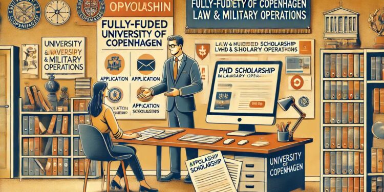 Fully-Funded University of Copenhagen PhD Scholarship in Law & Military Operations