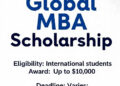 Go Global MBA Scholarship: A Comprehensive Guide