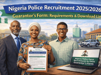 Nigeria Police Recruitment 2025/2026