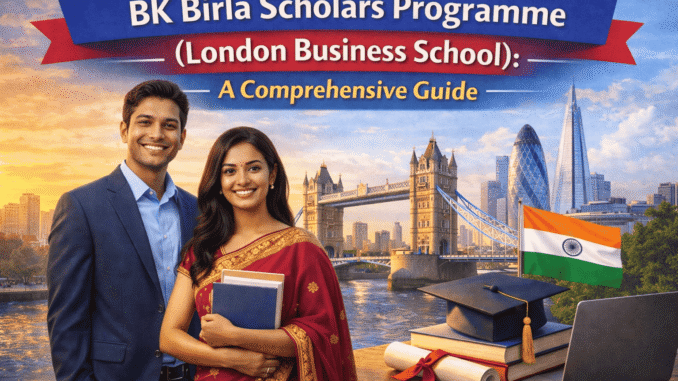 BK Birla Scholars Programme