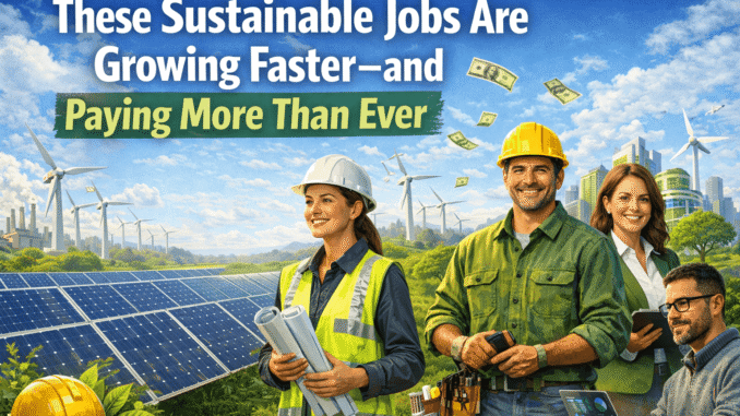 These Sustainable Jobs Are Growing