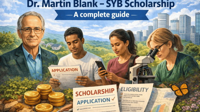 Dr. Martin Blank – SYB Scholarship