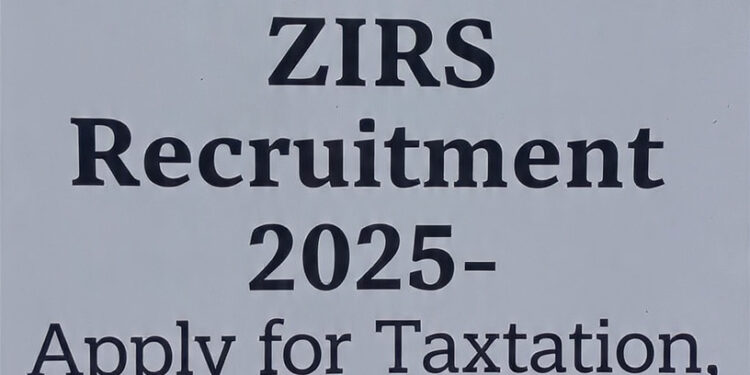 Zamfara State ZIRS Recruitment 2025 – Apply for Taxation, Legal, and Compliance Roles