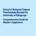 School of Biological Sciences Taught Postgraduate Bursaries