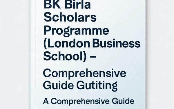 BK Birla Scholars Programme (London Business School): A Comprehensive Guide