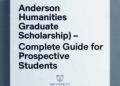 Anderson Humanities Graduate Scholarship: Complete Guide for Prospective Students