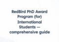 RedBird PhD Award Program (for International Students) — A comprehensive guide