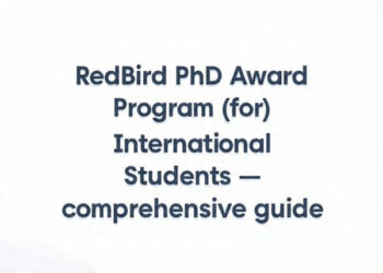 RedBird PhD Award Program (for International Students) — A comprehensive guide