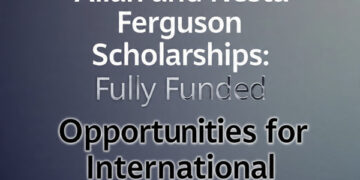 Allan and Nesta Ferguson Scholarships: Fully Funded Opportunities for International Students