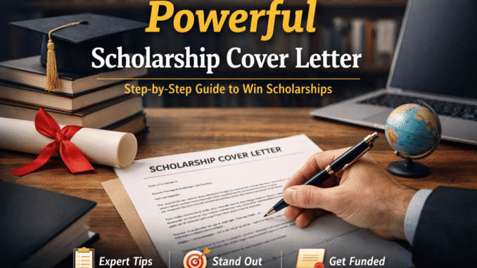 Powerful Scholarship Cover Letter