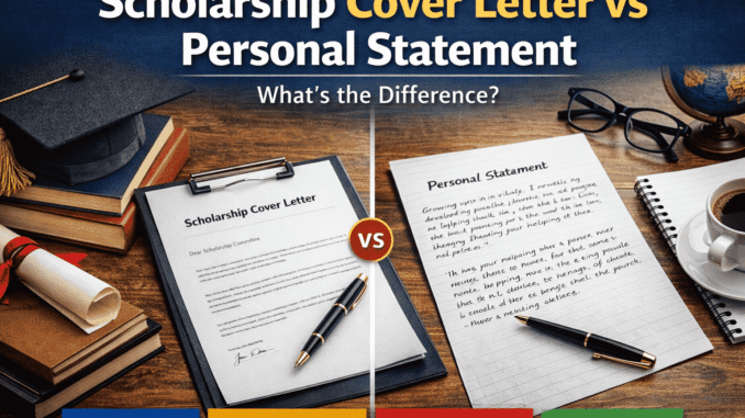 Scholarship Cover Letter