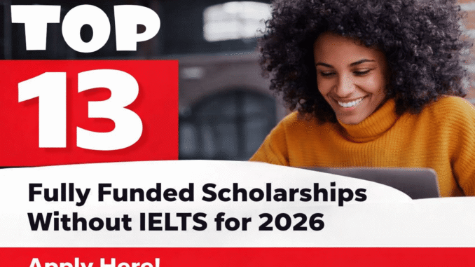 Top Fully Funded Scholarships Without IELTS