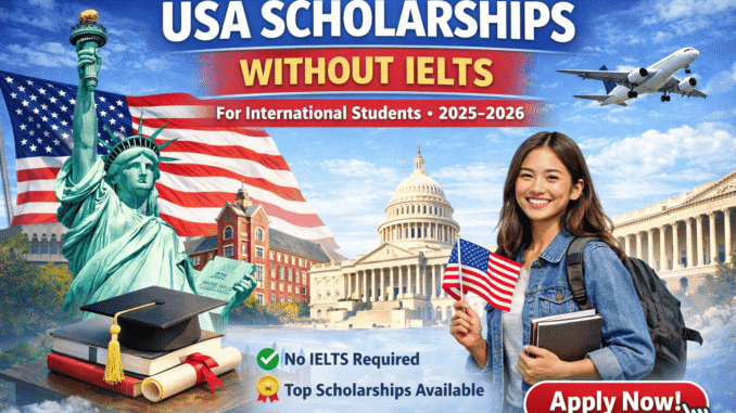 USA Scholarships Without IELTS