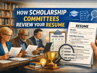 How Scholarship Committees Review