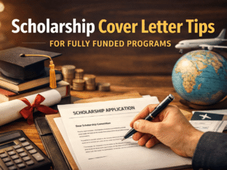 Scholarship Cover Letter Tips