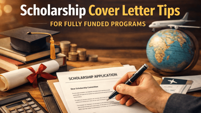 Scholarship Cover Letter Tips