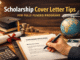 Scholarship Cover Letter Tips