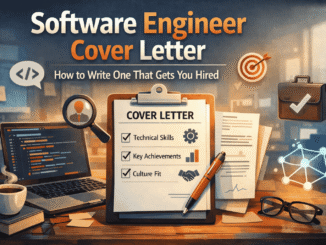 Software Engineer Cover Letter