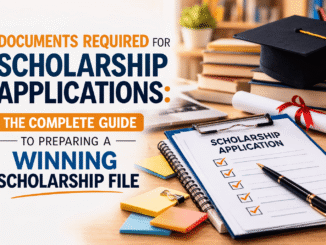 Documents Required for Scholarship