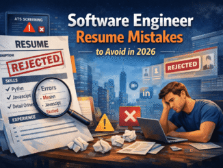 Software Engineer Resume Mistakes