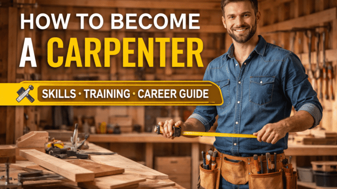 How to Become a Carpenter